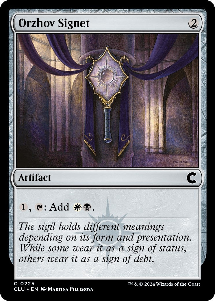 Image for Orzhov Signet (Ravnica: Clue Edition) (225) - Magic: The Gathering