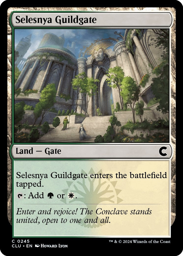 Image for Selesnya Guildgate (Ravnica: Clue Edition) (245) - Magic: The Gathering