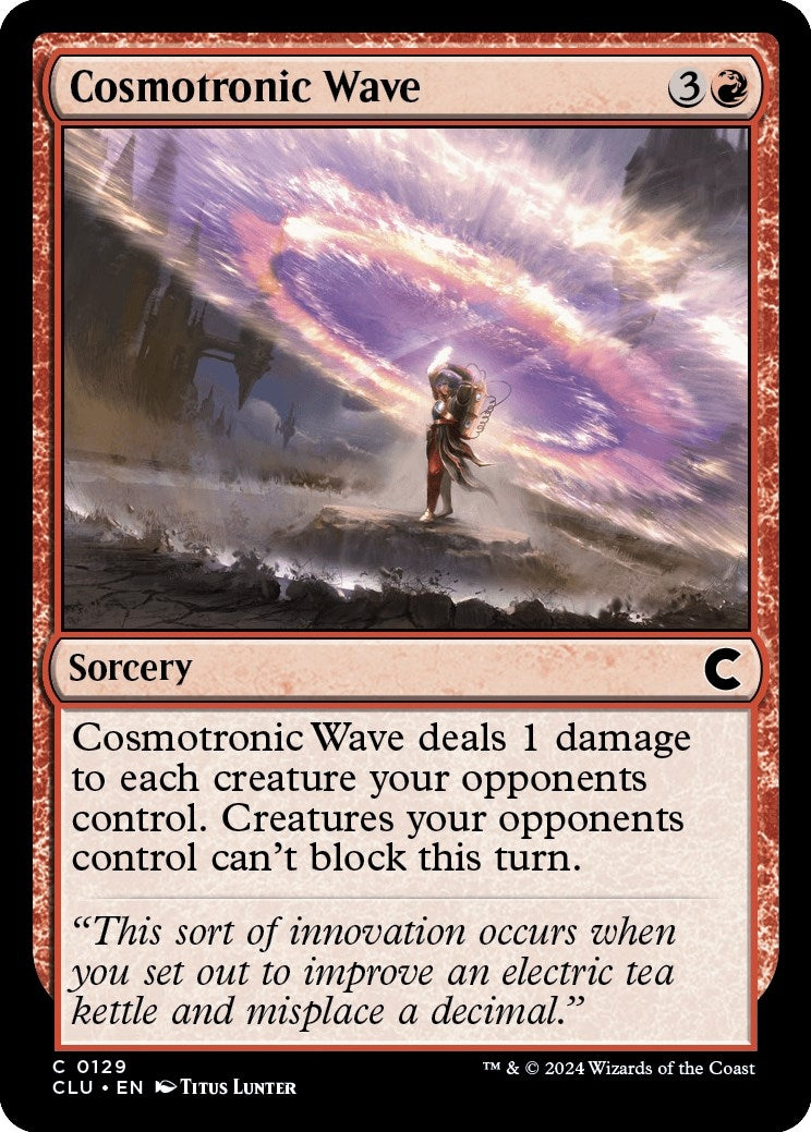 Image for Cosmotronic Wave (Ravnica: Clue Edition) (129) - Magic: The Gathering