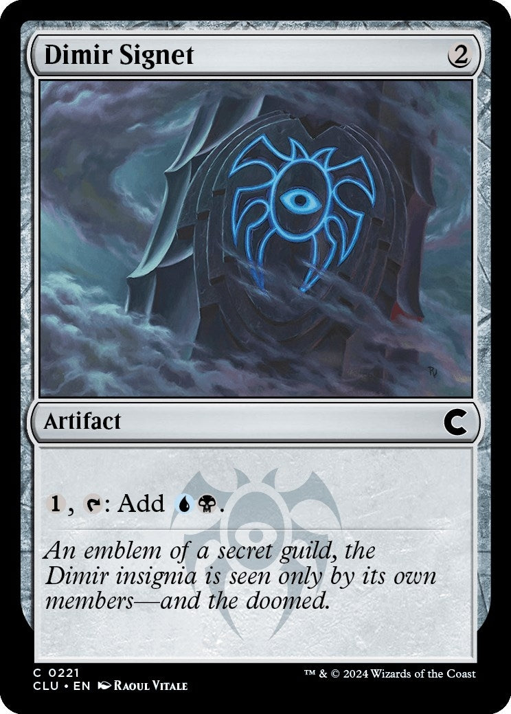Image for Dimir Signet (Ravnica: Clue Edition) (221) - Magic: The Gathering