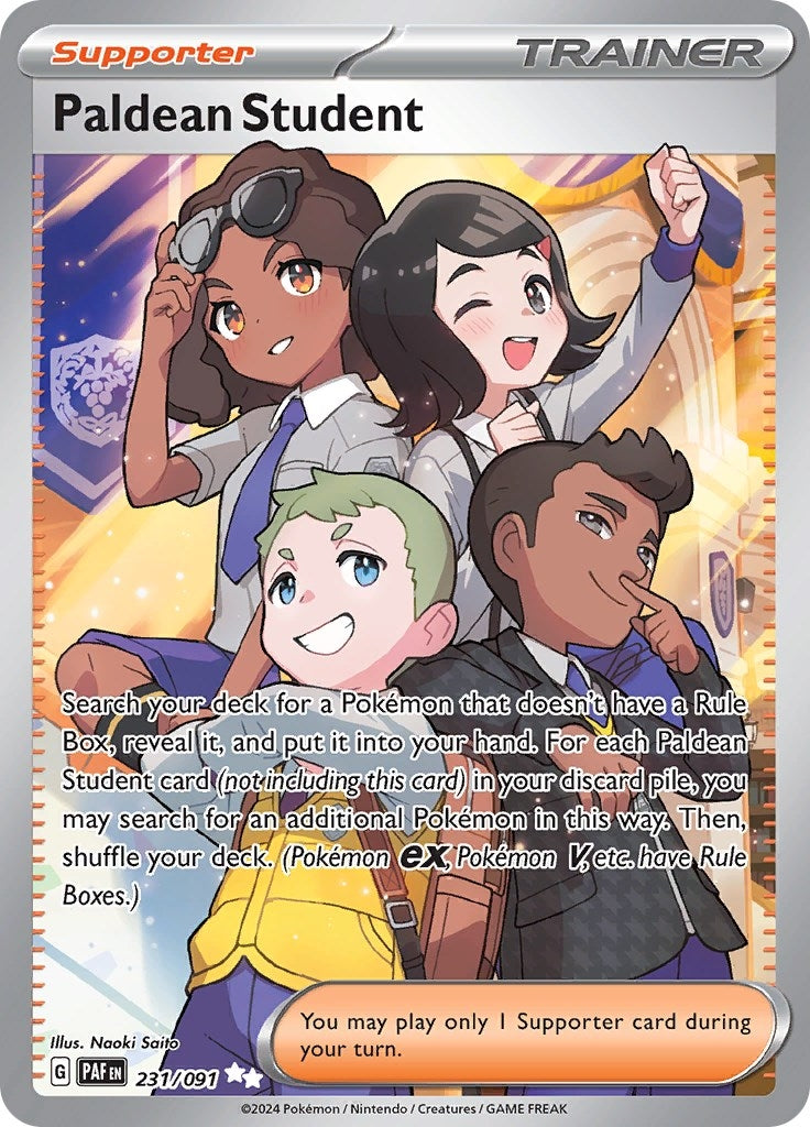 Image for Paldean Student (SV: Paldean Fates) (231/091) - Pokemon