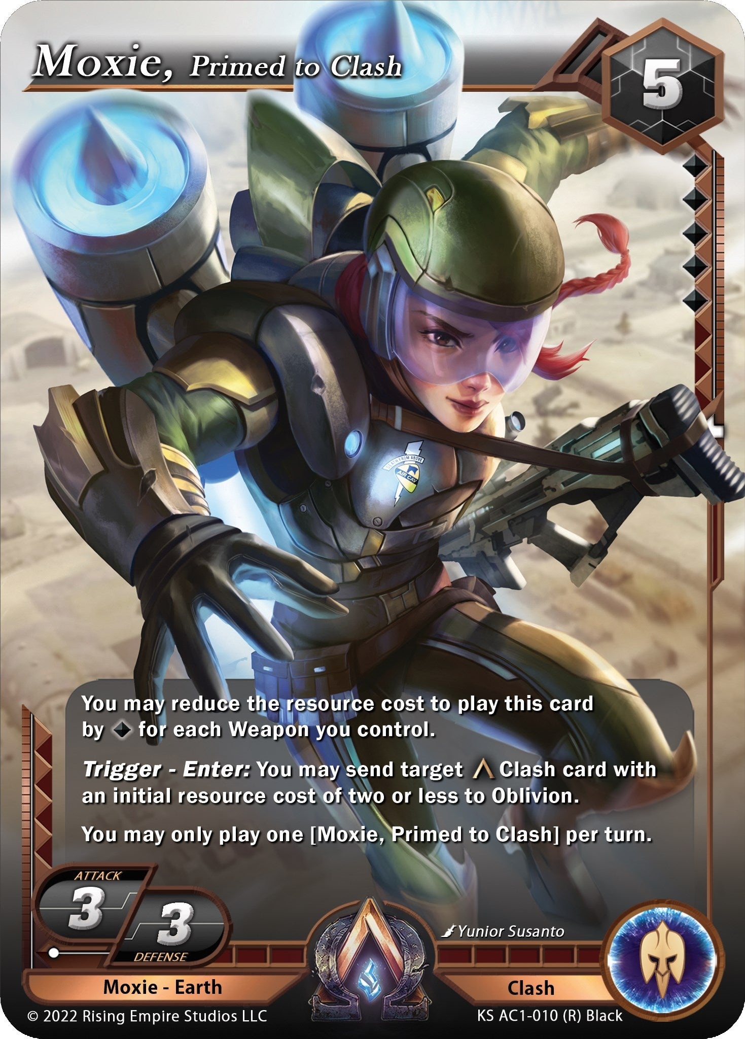 Image for Moxie, Primed to Clash (The Awakening (Kickstarter)) (KS AC1-010) - Alpha Clash
