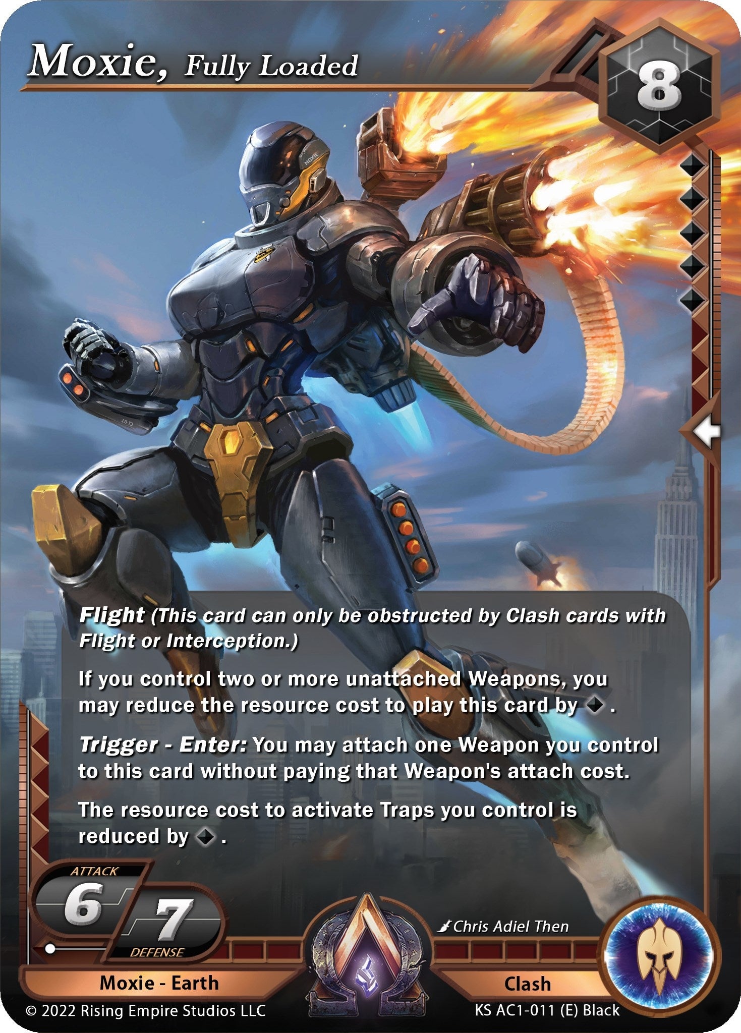Image for Moxie, Fully Loaded (The Awakening (Kickstarter)) (KS AC1-011) - Alpha Clash
