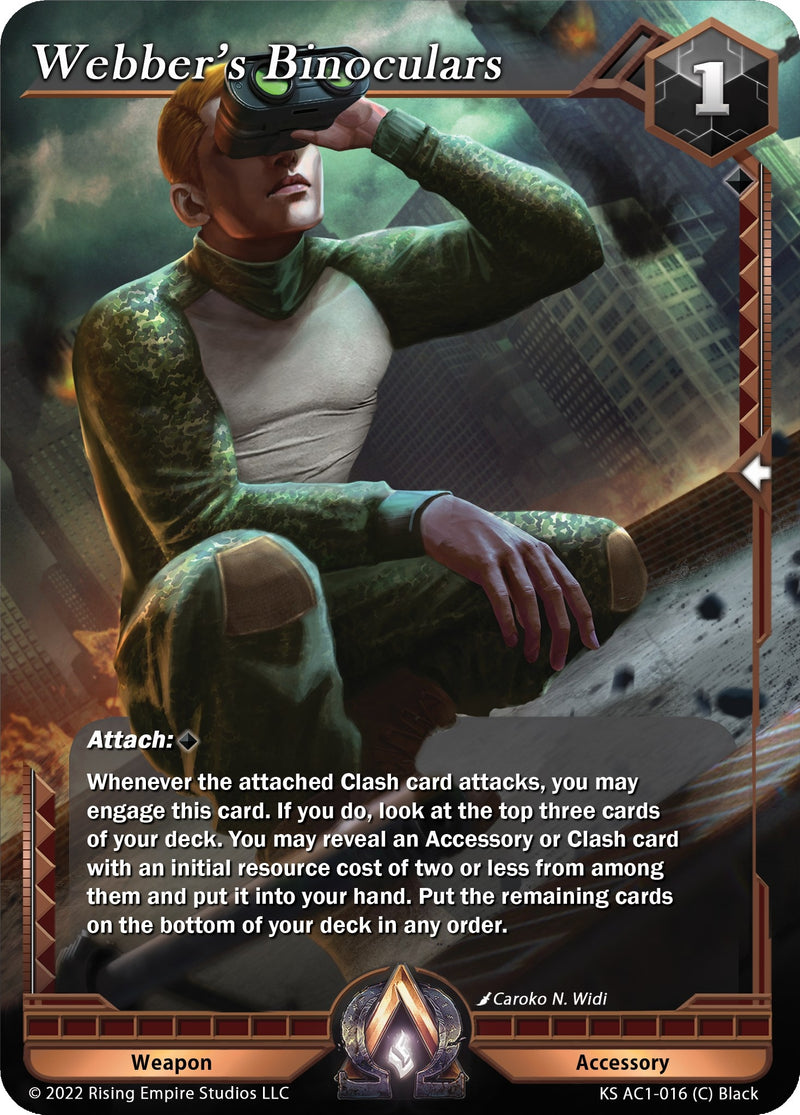 Image for Webber's Binoculars (The Awakening (Kickstarter)) (KS AC1-016) - Alpha Clash