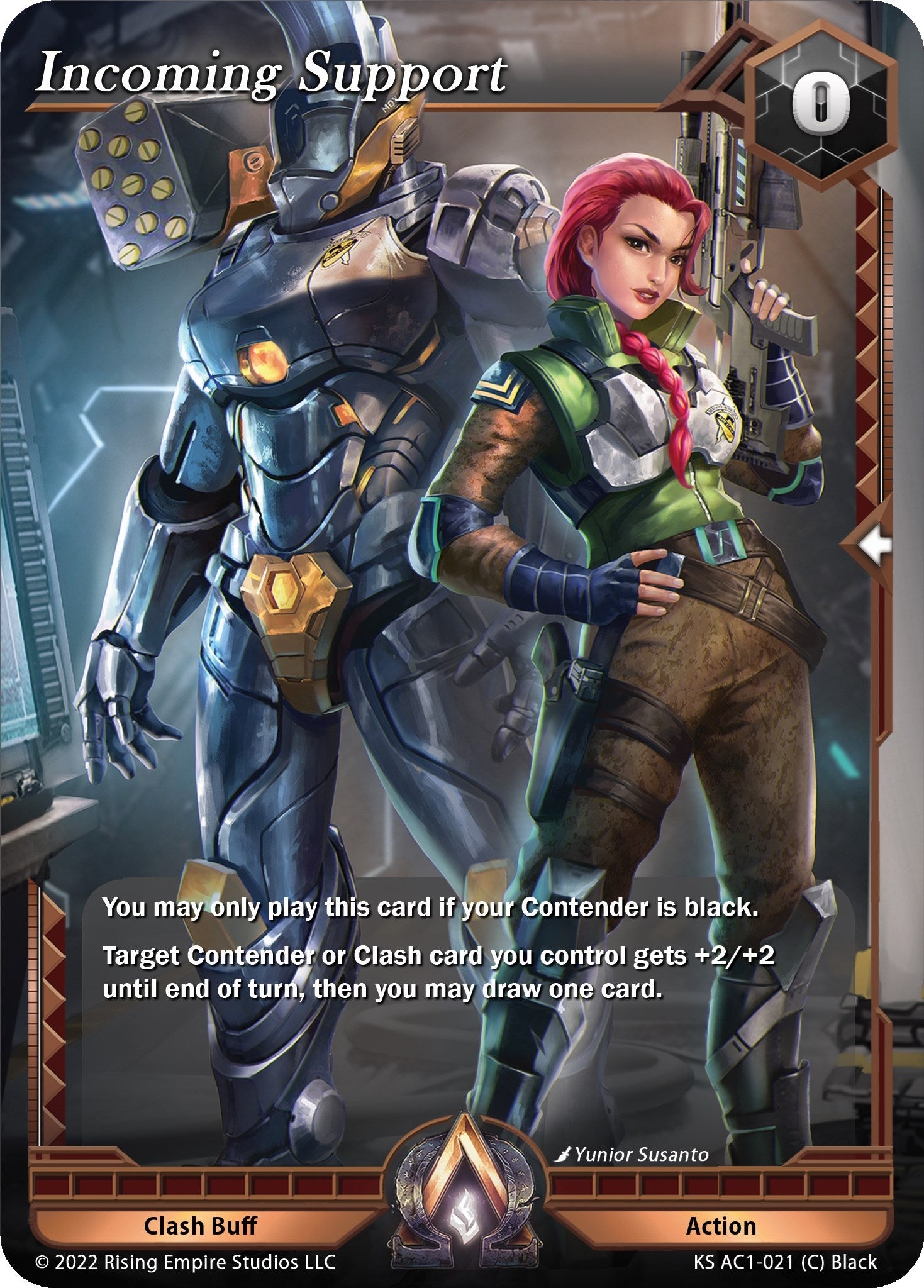 Image for Incoming Support (The Awakening (Kickstarter)) (KS AC1-021) - Alpha Clash