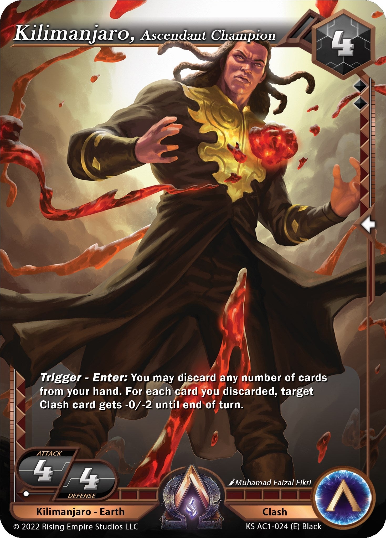 Image for Kilimanjaro, Ascendant Champion (The Awakening (Kickstarter)) (KS AC1-024) - Alpha Clash