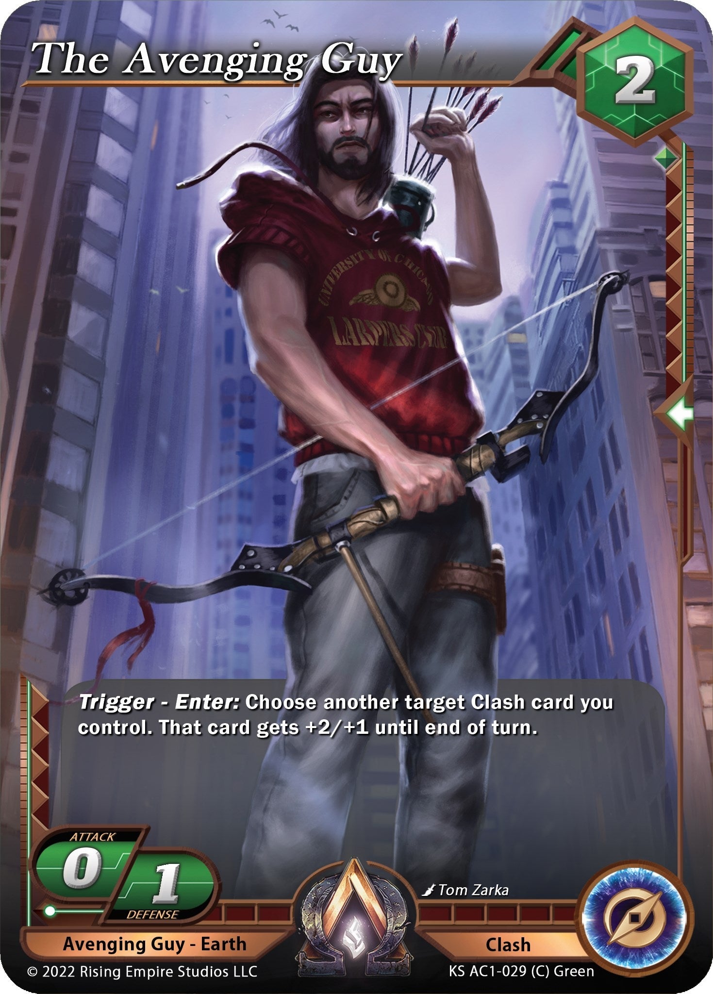 Image for The Avenging Guy (The Awakening (Kickstarter)) (KS AC1-029) - Alpha Clash