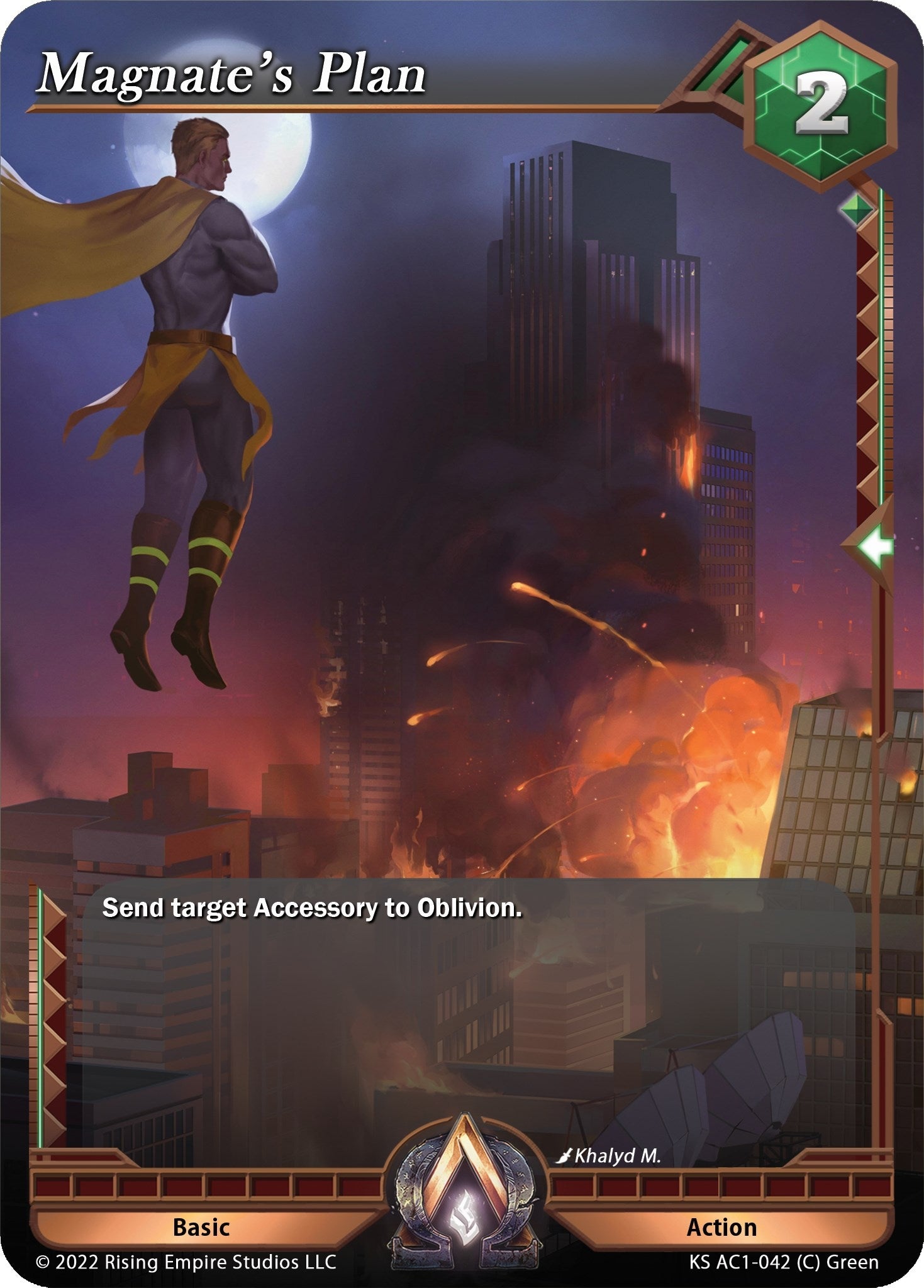 Image for Magnate's Plan (The Awakening (Kickstarter)) (KS AC1-042) - Alpha Clash