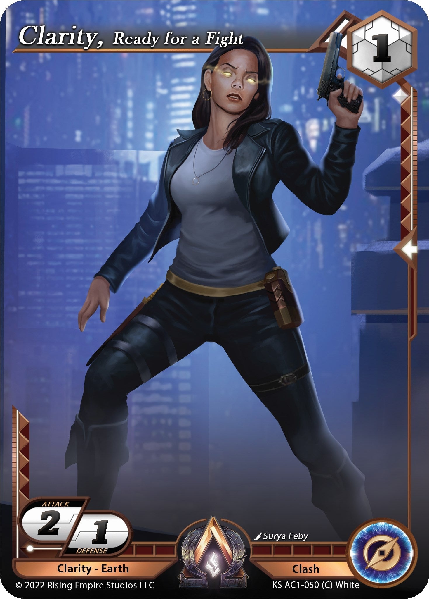 Image for Clarity, Ready for a Fight (The Awakening (Kickstarter)) (KS AC1-050) - Alpha Clash