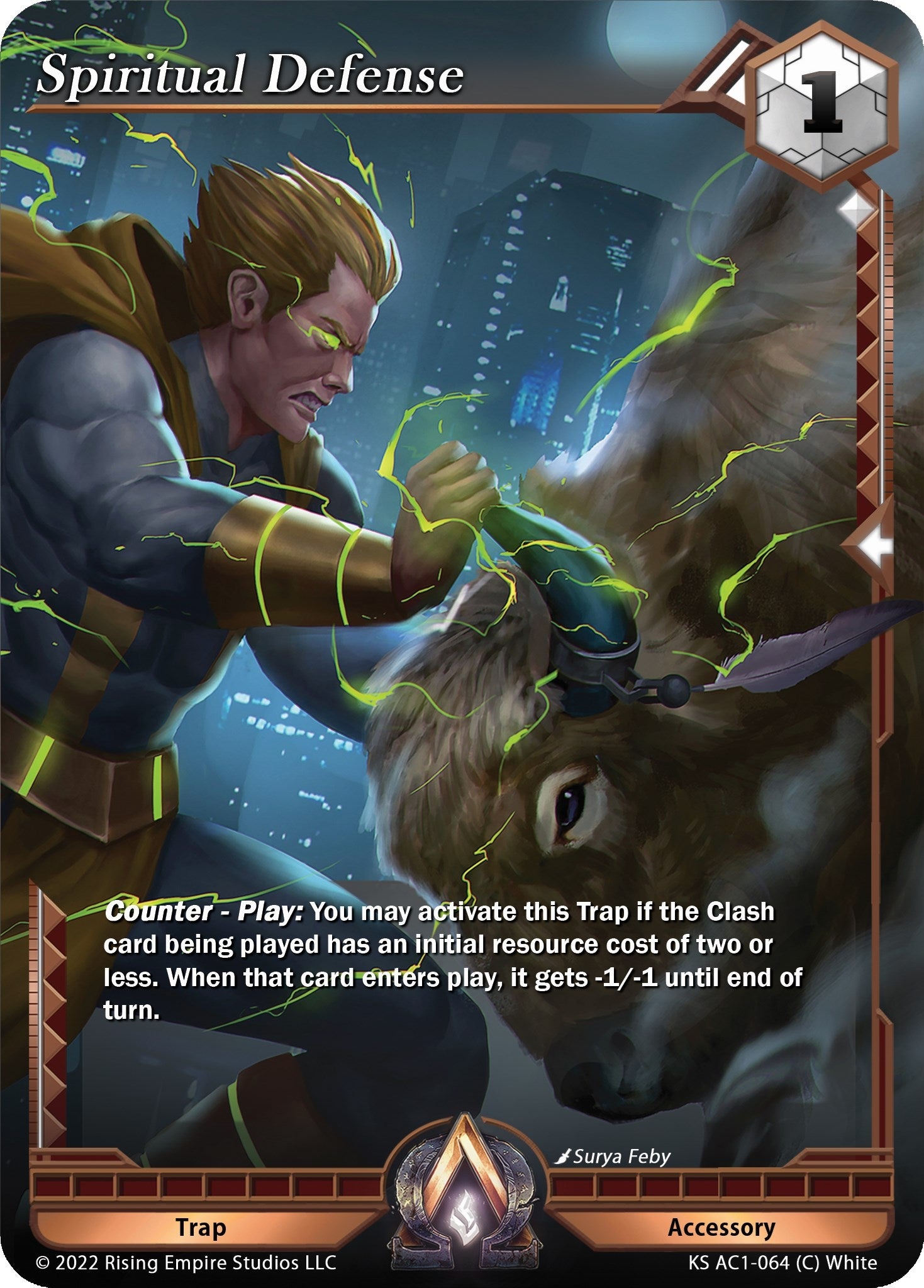 Image for Spiritual Defense (The Awakening (Kickstarter)) (KS AC1-064) - Alpha Clash