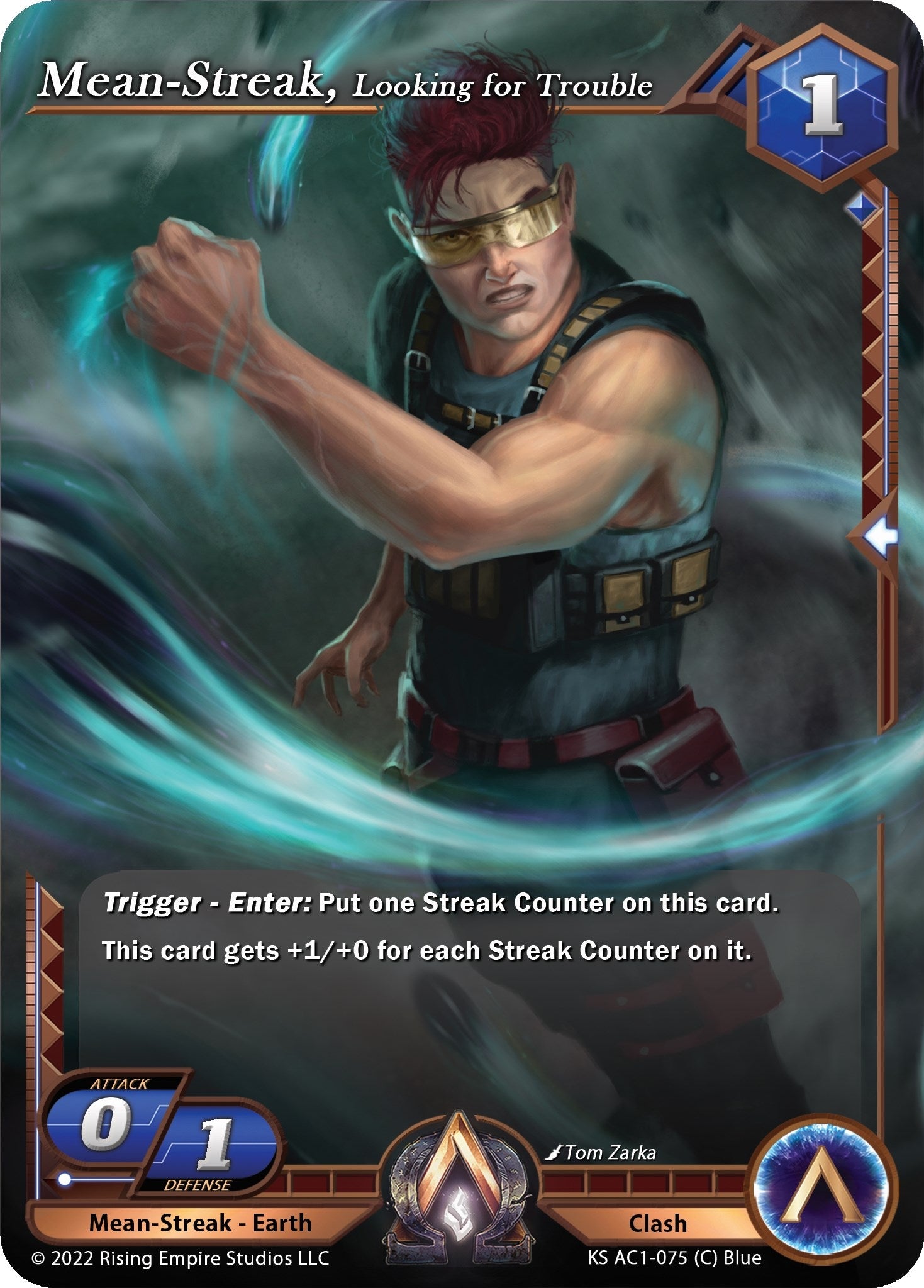 Image for Mean-Streak, Looking for Trouble (The Awakening (Kickstarter)) (KS AC1-075) - Alpha Clash