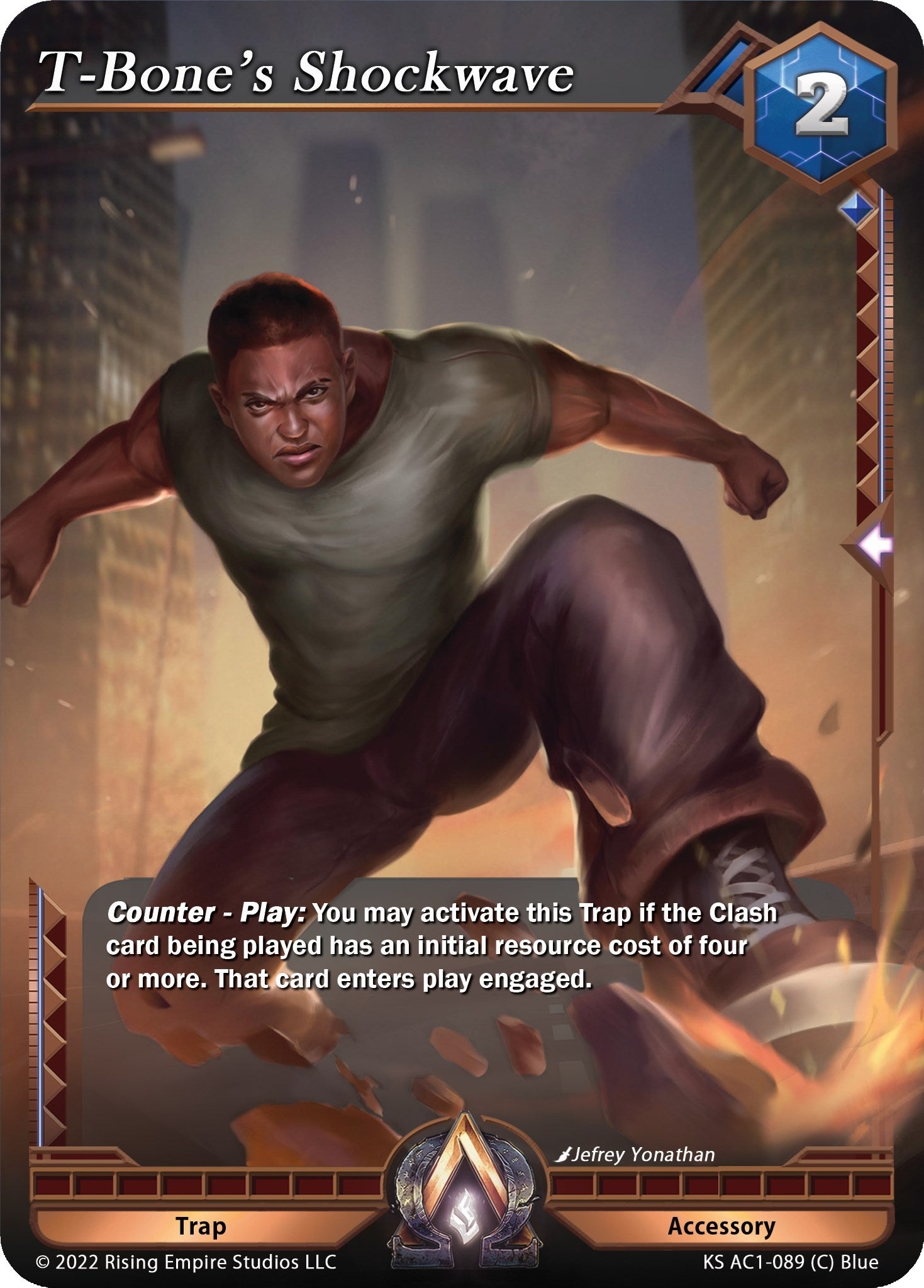 Image for T-Bone's Shockwave (The Awakening (Kickstarter)) (KS AC1-089) - Alpha Clash