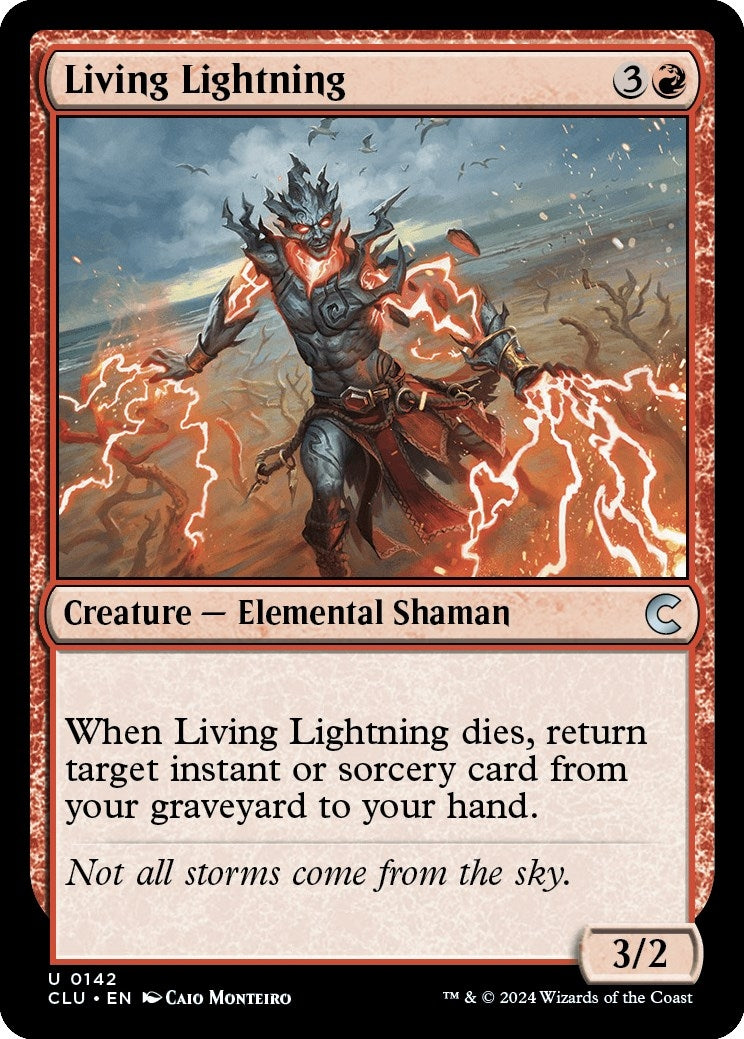 Image for Living Lightning (Ravnica: Clue Edition) (142) - Magic: The Gathering