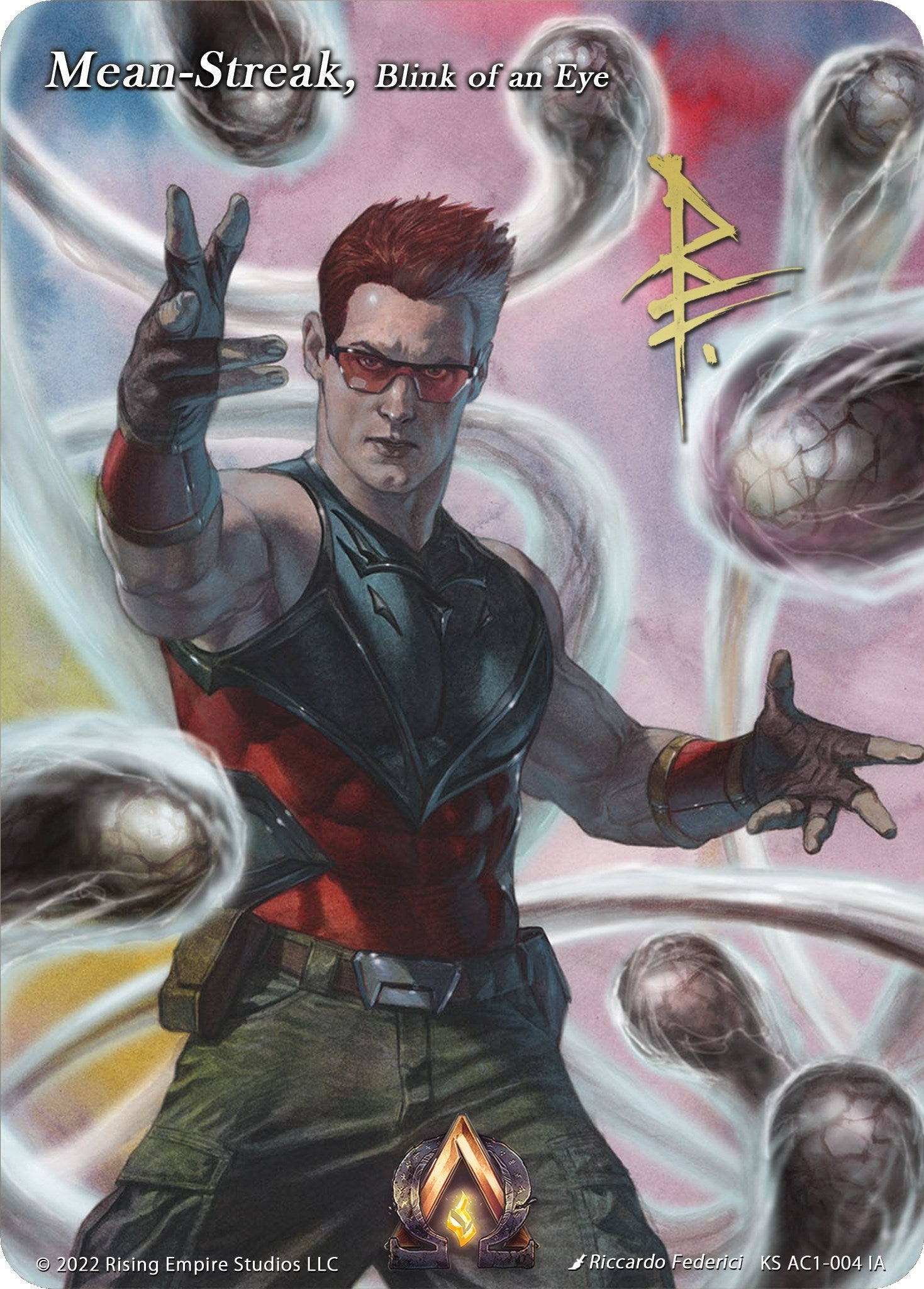 Image for Mean-Streak, Blinke of an Eye (Iconic Art) (The Awakening (Kickstarter)) (KS AC1-004 IA) - Alpha Clash