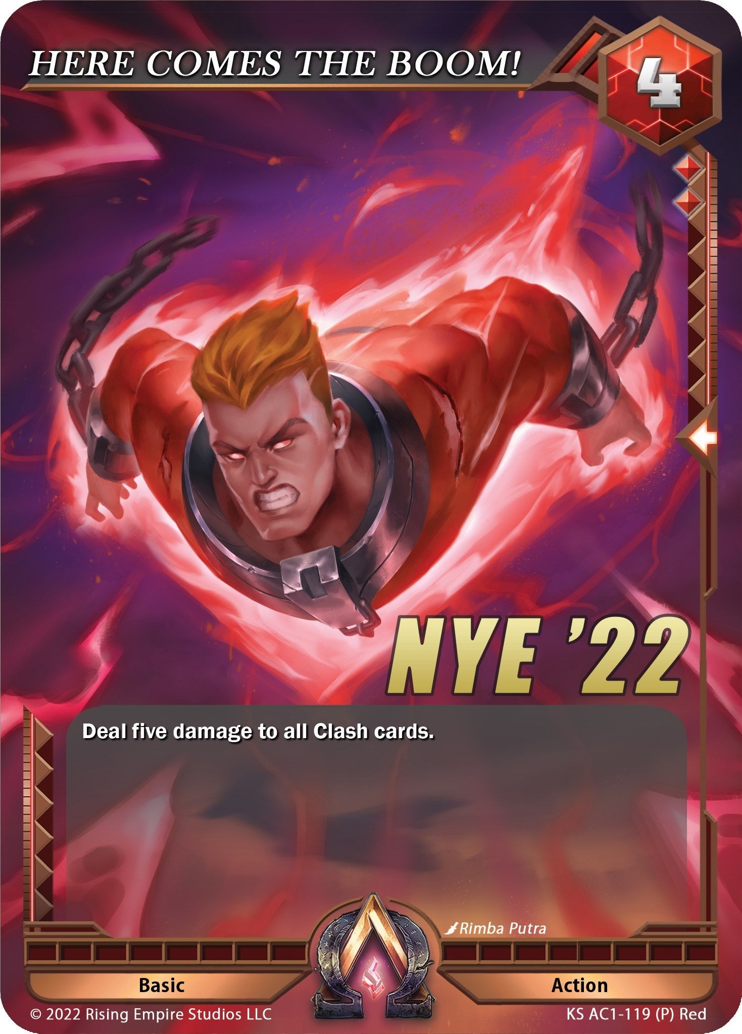 Image for HERE COMES THE BOOM! (NYE Promo) (The Awakening (Kickstarter)) (KS AC1-119) - Alpha Clash