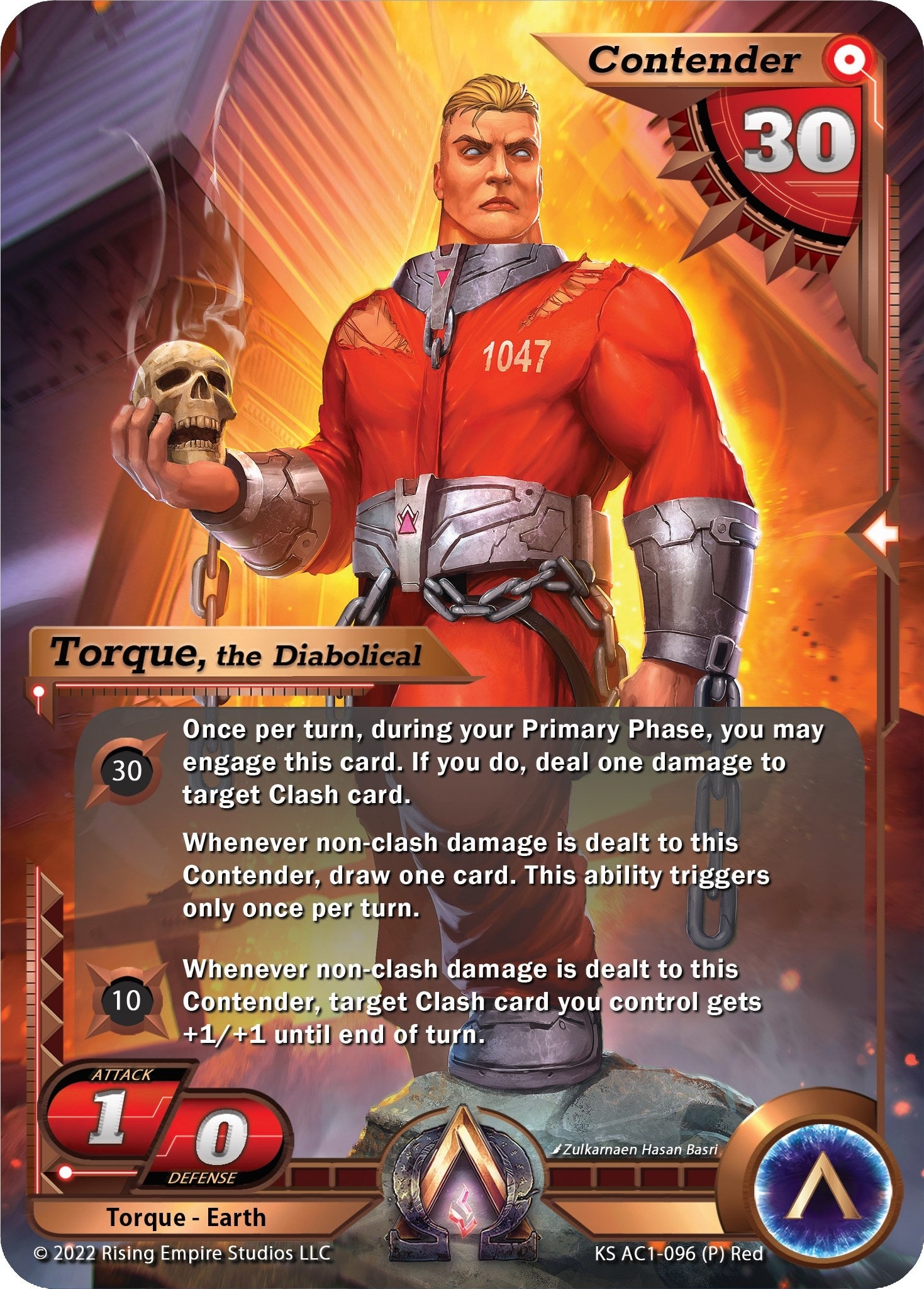 Image for Torque, the Diabolical (Stretch Goal Promo) (The Awakening (Kickstarter)) (KS AC1-096) - Alpha Clash