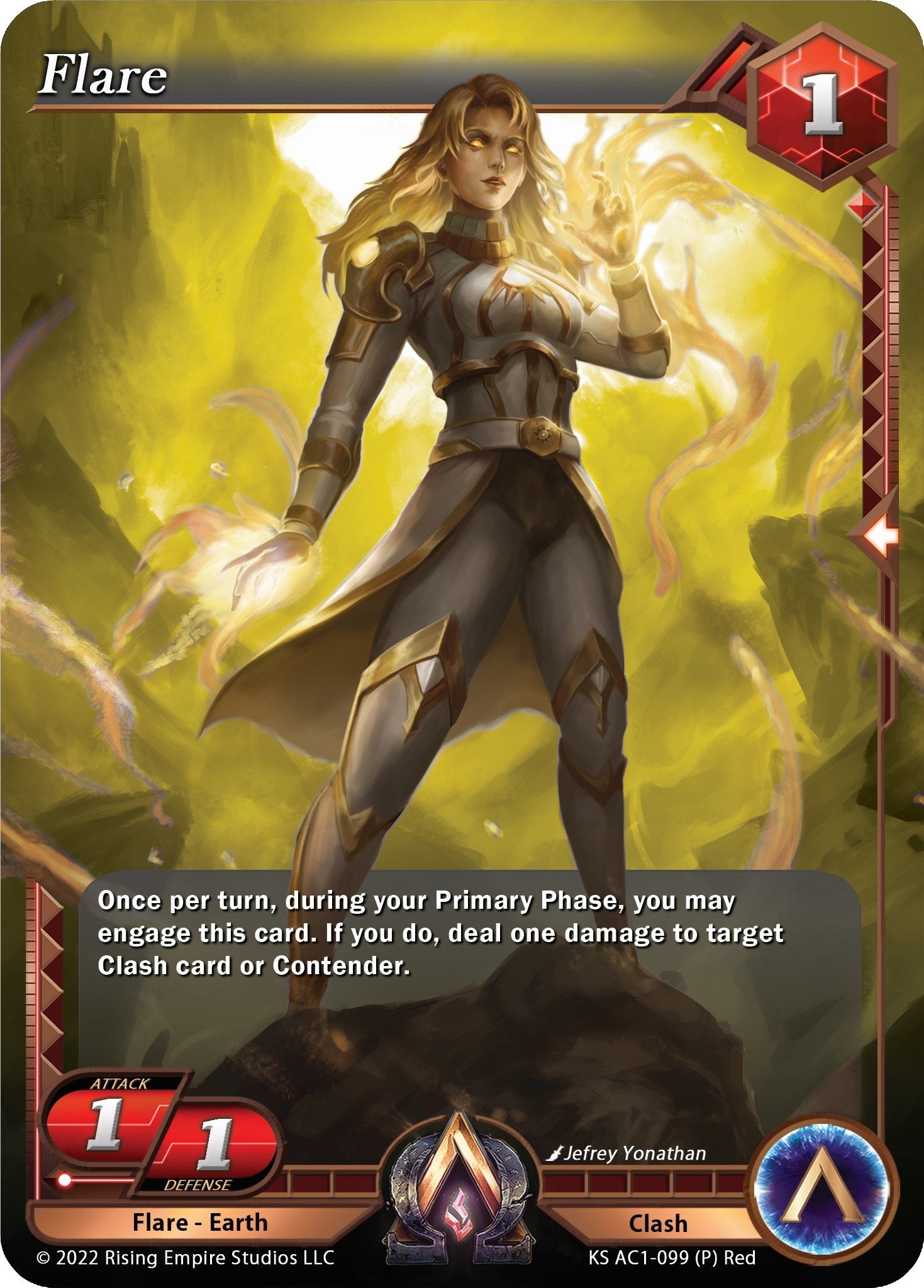Image for Flare (Stretch Goal Promo) (The Awakening (Kickstarter)) (KS AC1-099) - Alpha Clash