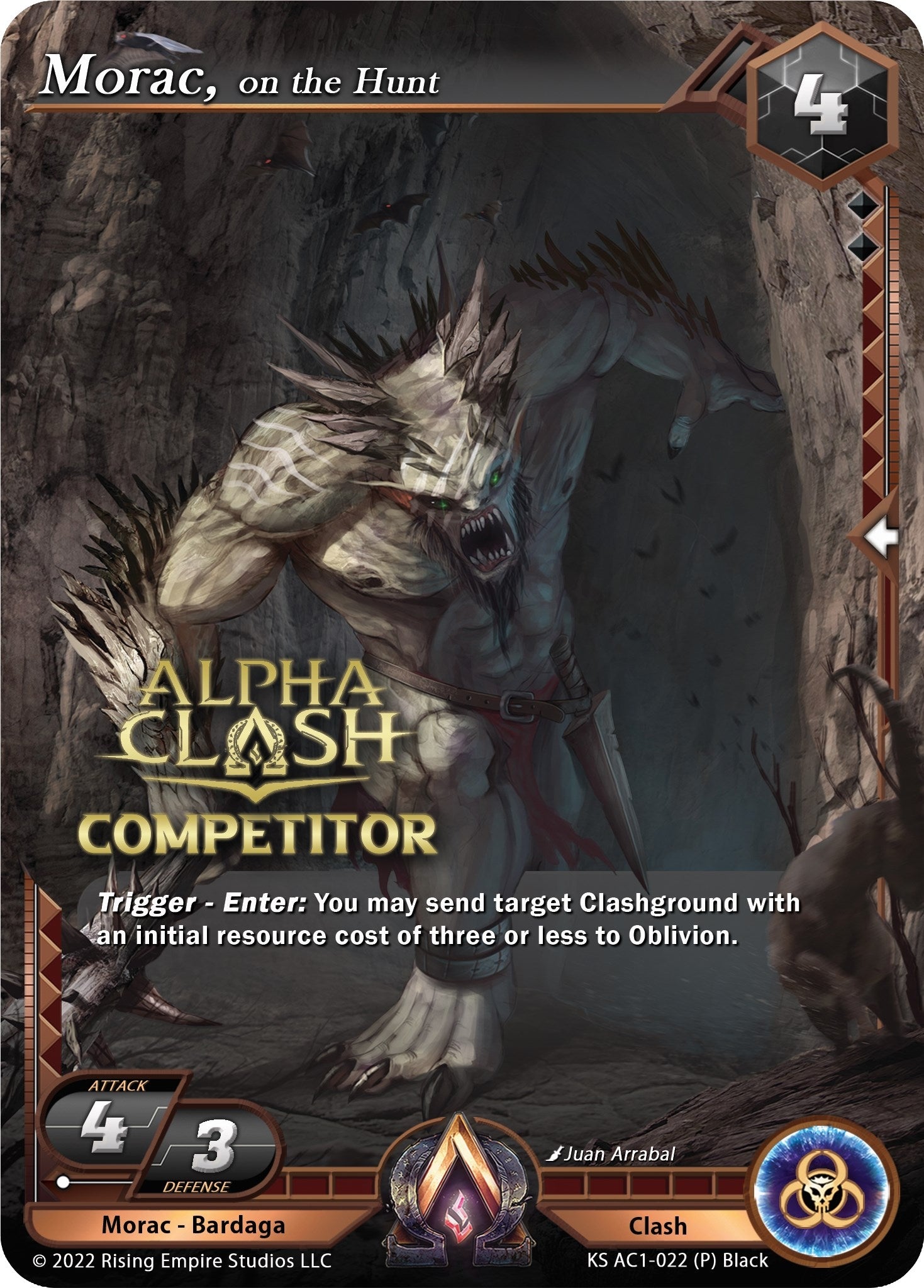 Image for Morac, on the Hunt (Competitor Promo) (The Awakening (Kickstarter)) (KS AC1-022) - Alpha Clash