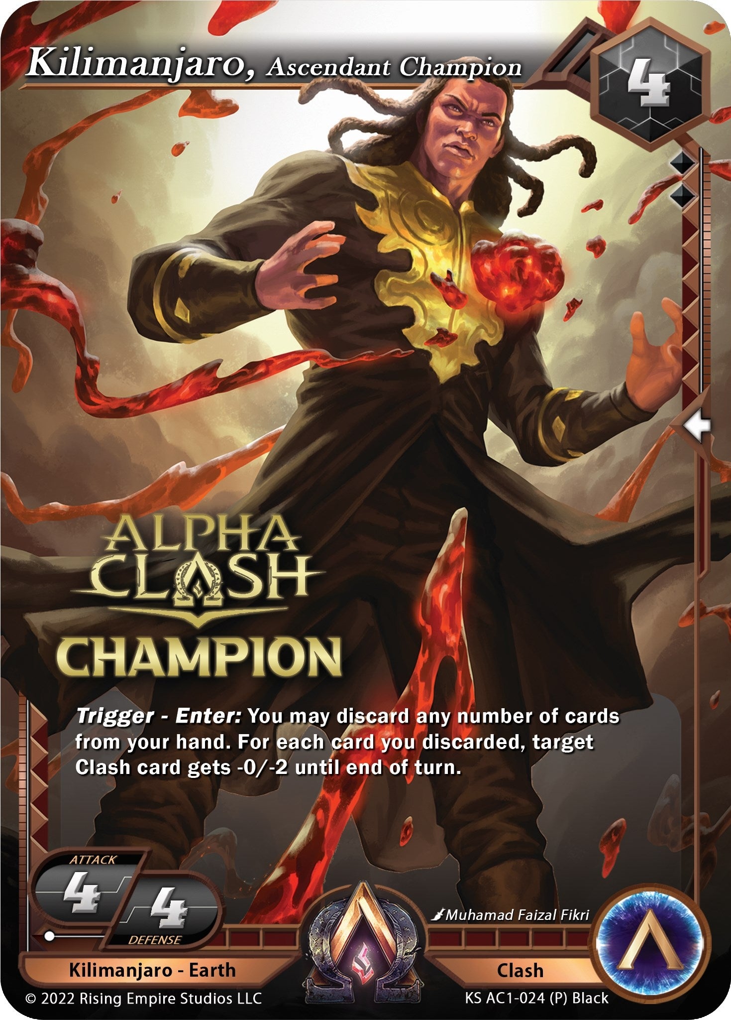 Image for Kilimanjaro, Ascendant Champion (Champion Promo) (The Awakening (Kickstarter)) (KS AC1-024) - Alpha Clash
