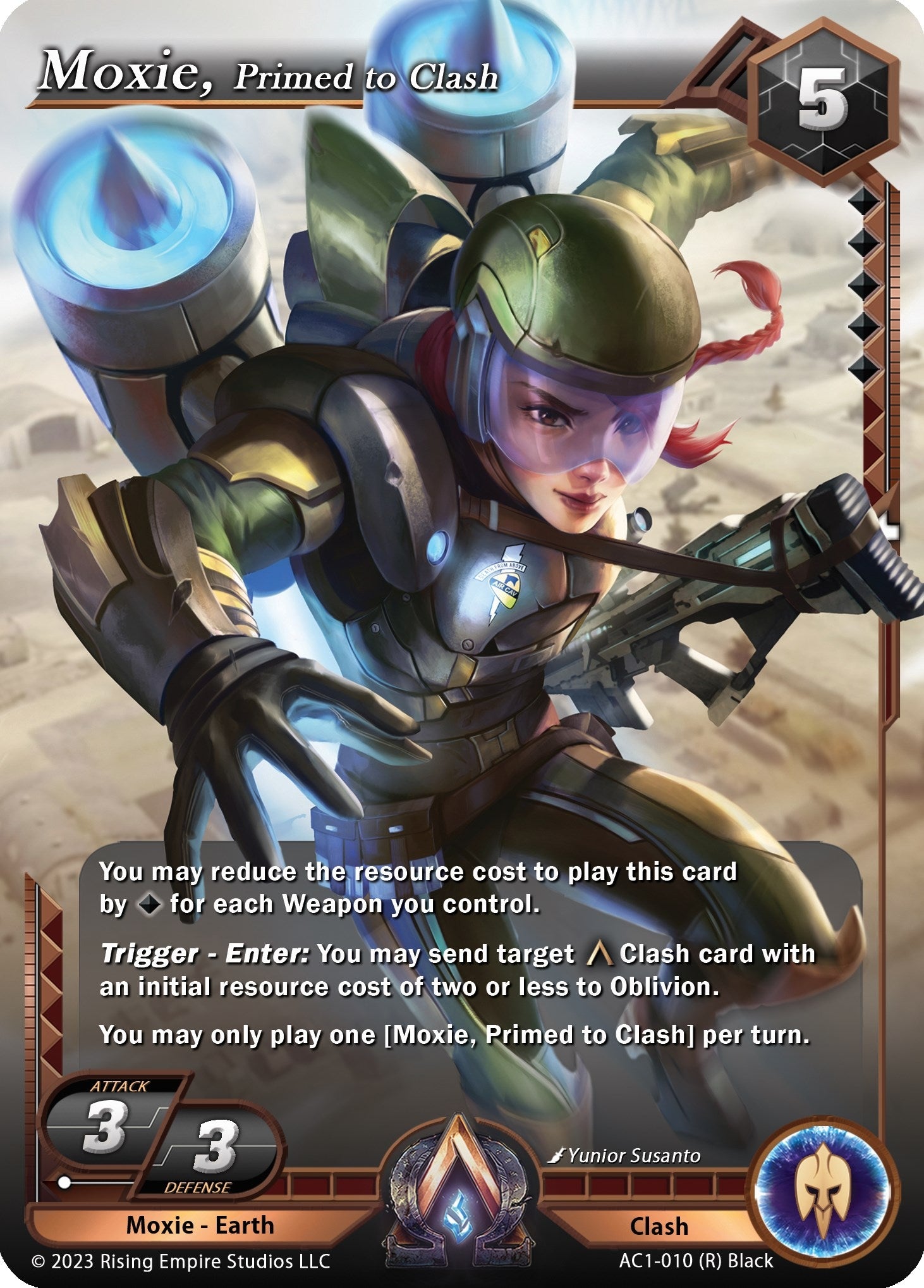 Image for Moxie, Primed to Clash (The Awakening) (AC1-010) - Alpha Clash