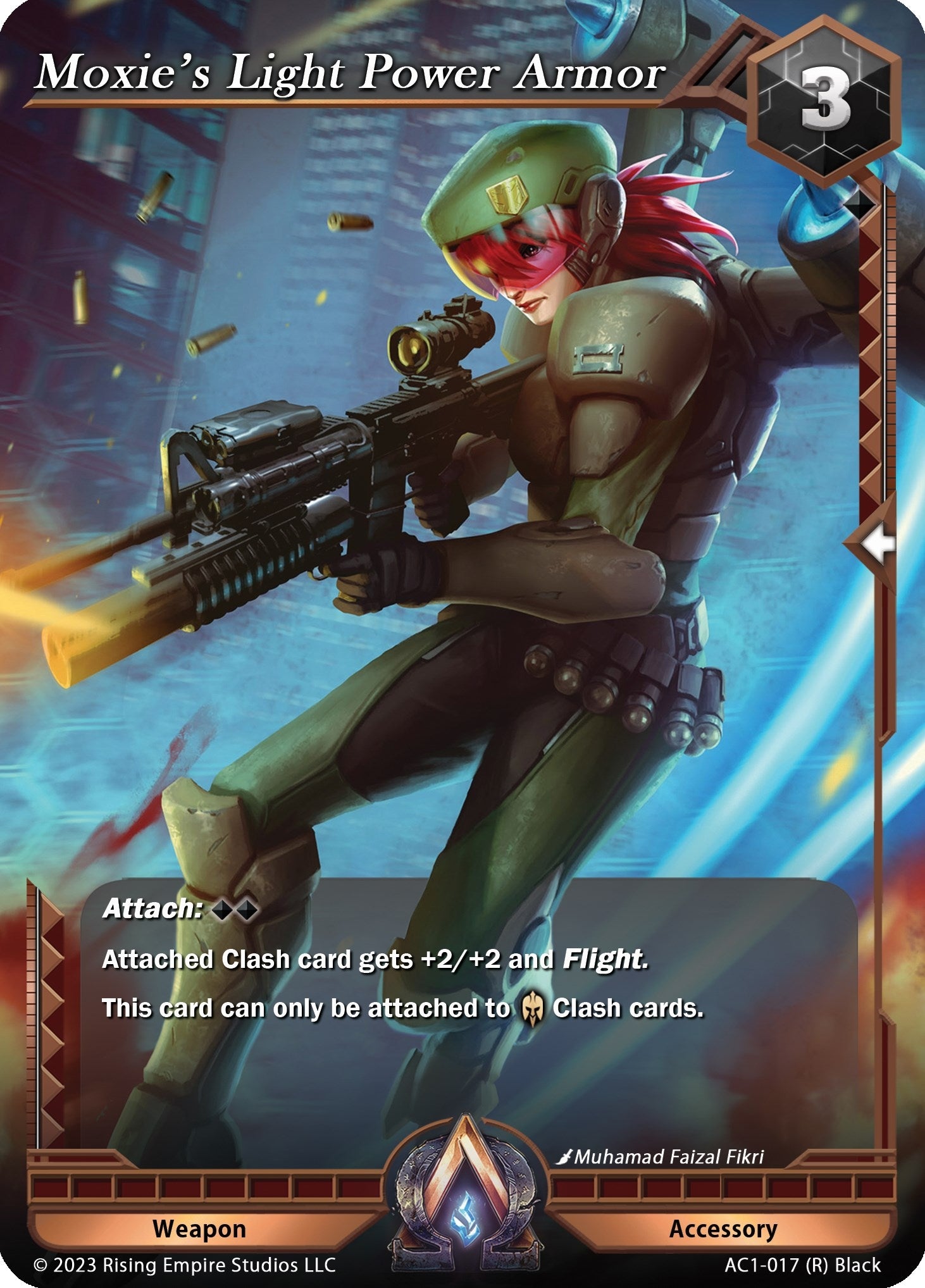 Image for Moxie's Light Power Armor (The Awakening) (AC1-017) - Alpha Clash
