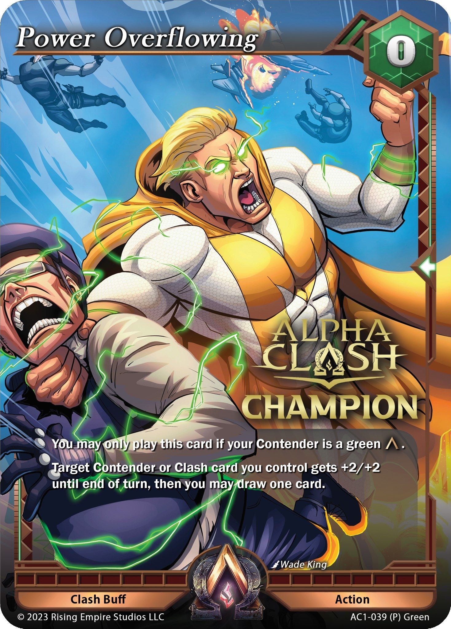 Image for Power Overflowing (Champion) (The Awakening) (AC1-039) - Alpha Clash