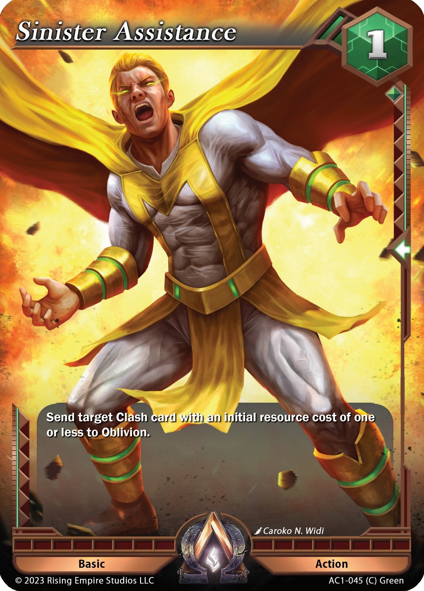 Image for Sinister Assistance (The Awakening) (AC1-045) - Alpha Clash