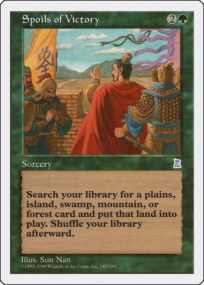 Image for Spoils of Victory (Portal Three Kingdoms) (147) - Magic: The Gathering