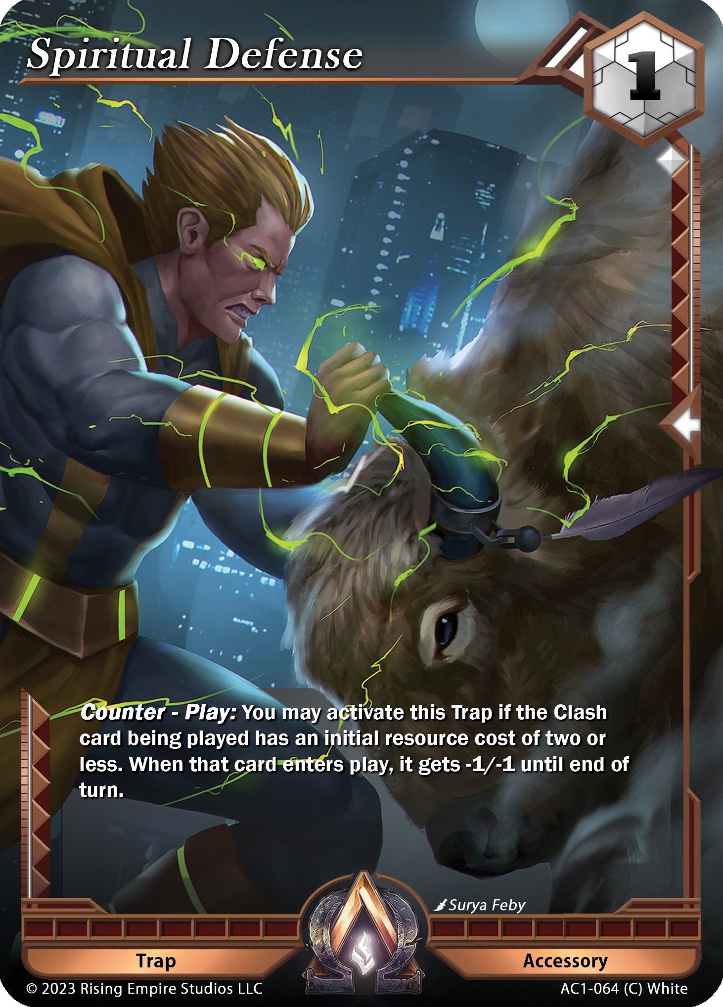 Image for Spiritual Defense (The Awakening) (AC1-064) - Alpha Clash