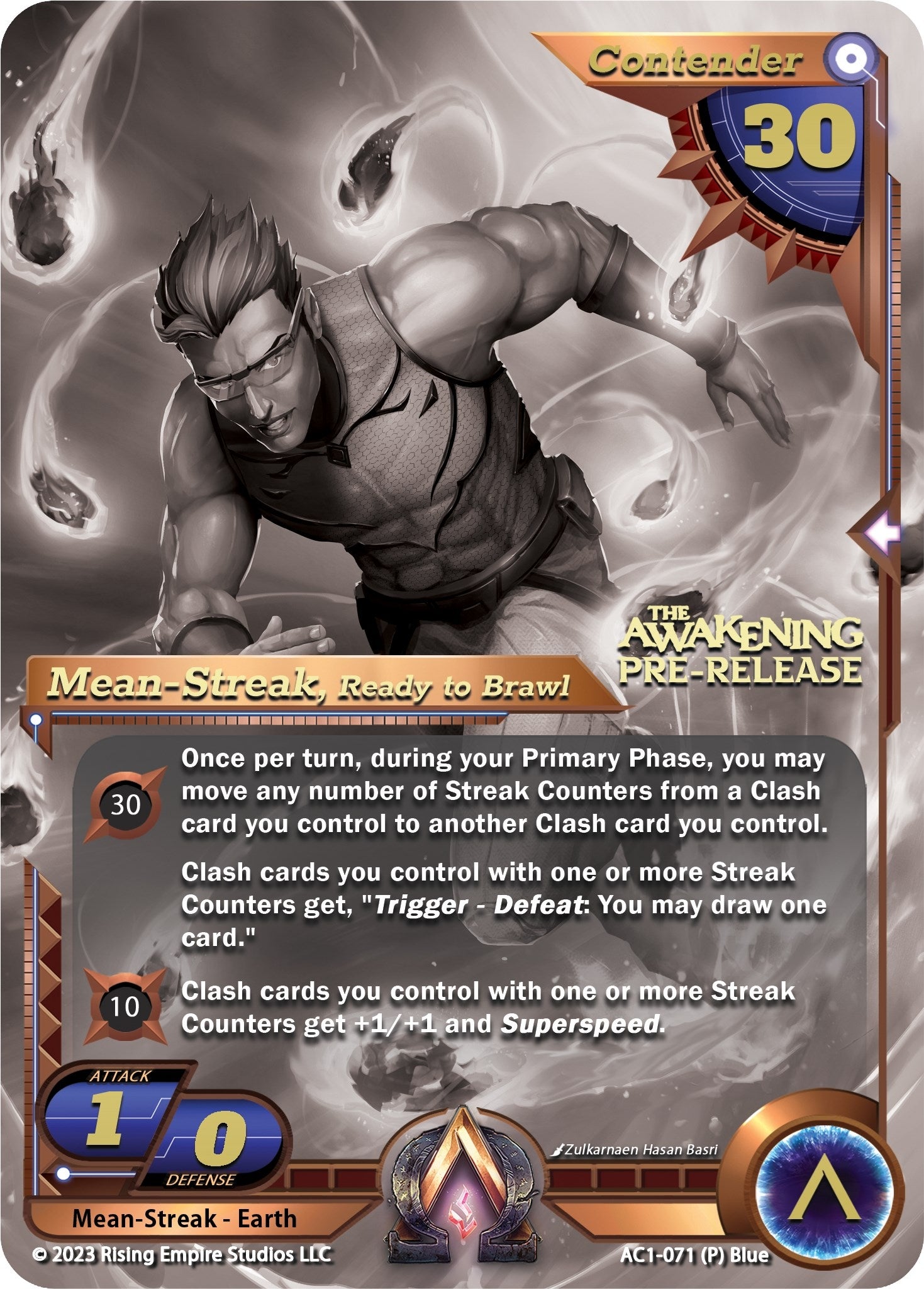 Image for Mean-Streak, Ready to Brawl (Pre-Release) (The Awakening) (AC1-071) - Alpha Clash