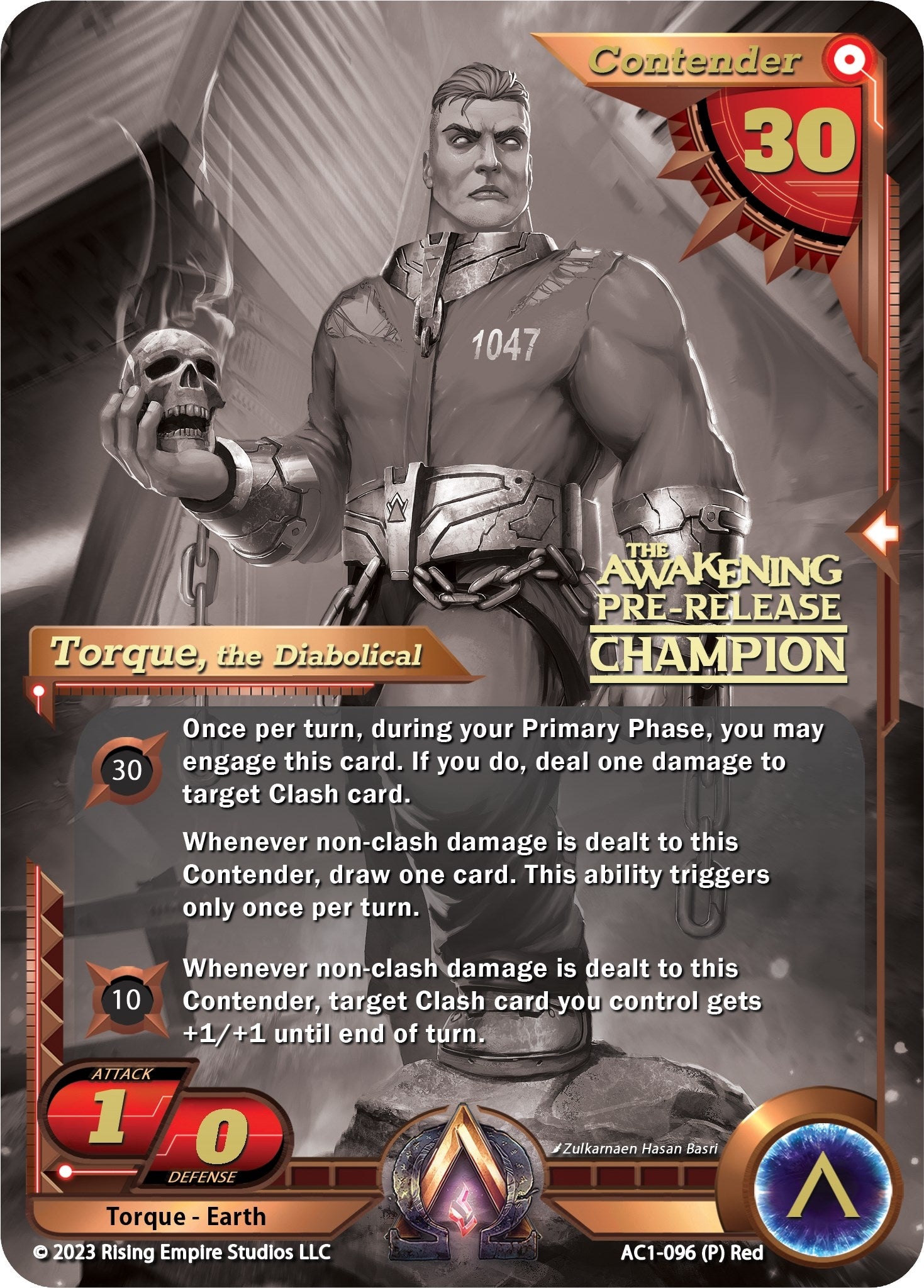 Image for Torque, the Diabolical (Pre-Release Champion) (The Awakening) (AC1-096) - Alpha Clash