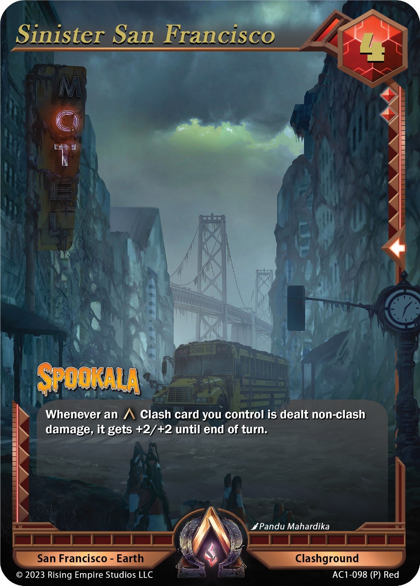Image for Sinister San Francisco (Spookala Promo) (The Awakening) (AC1-098) - Alpha Clash
