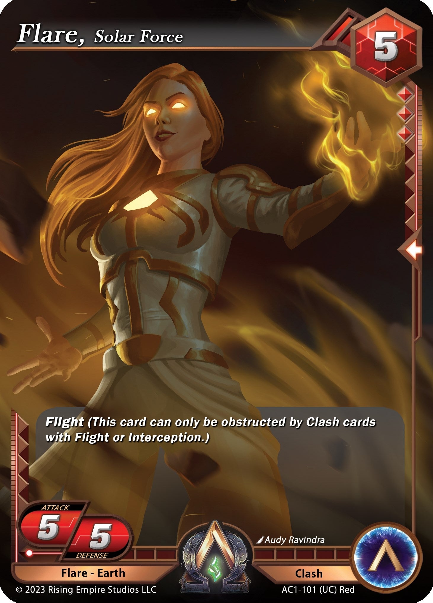 Image for Flare, Solar Force (The Awakening) (AC1-101) - Alpha Clash