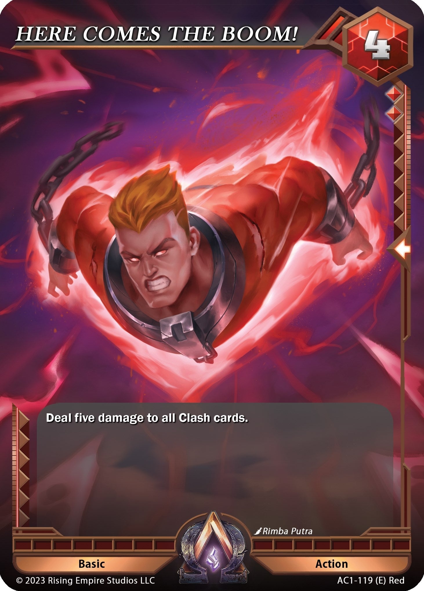 Image for HERE COMES THE BOOM! (The Awakening) (AC1-119) - Alpha Clash