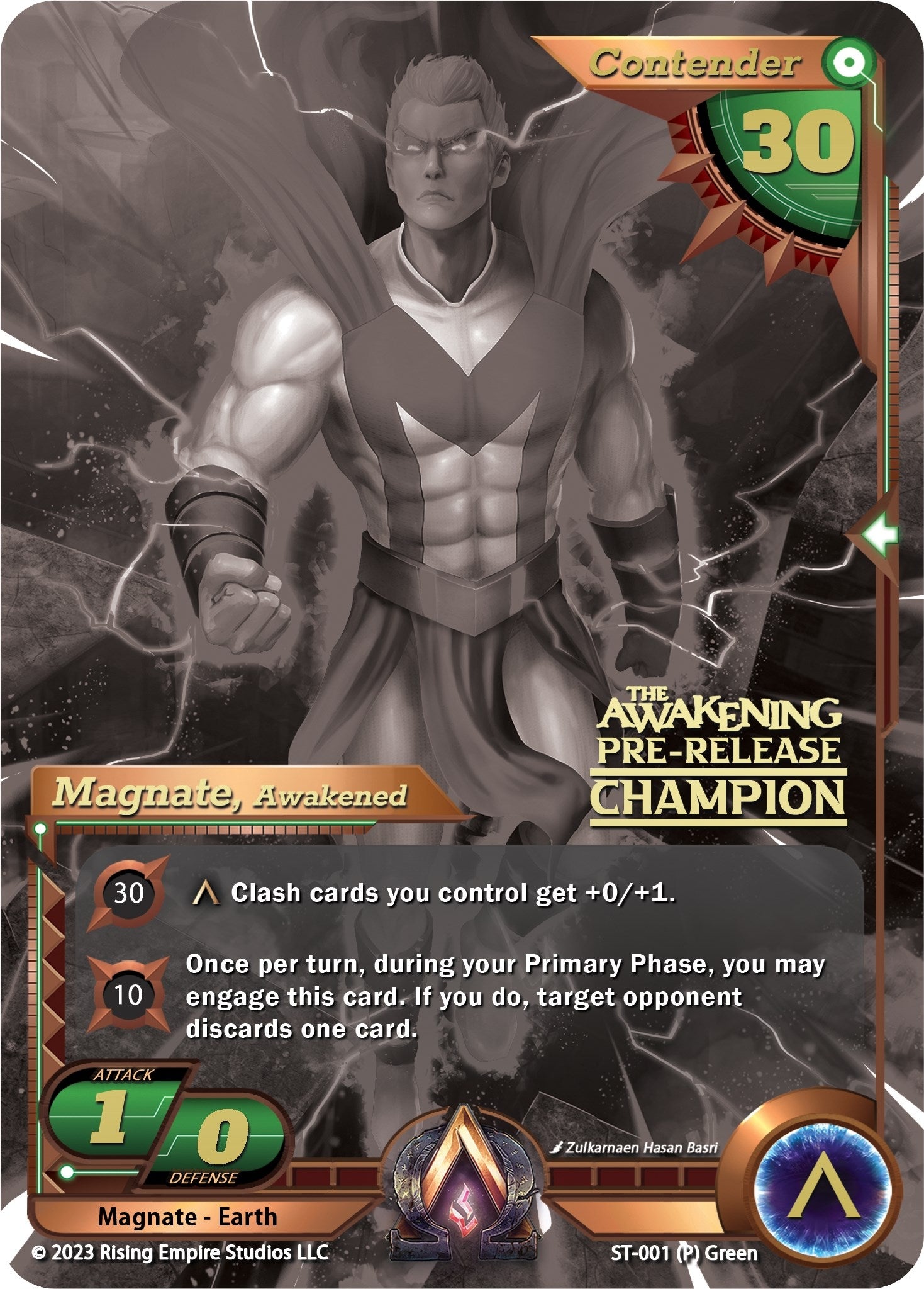 Image for Magnate, Awakened (Pre-Release Champion) (The Awakening) (ST-001) - Alpha Clash