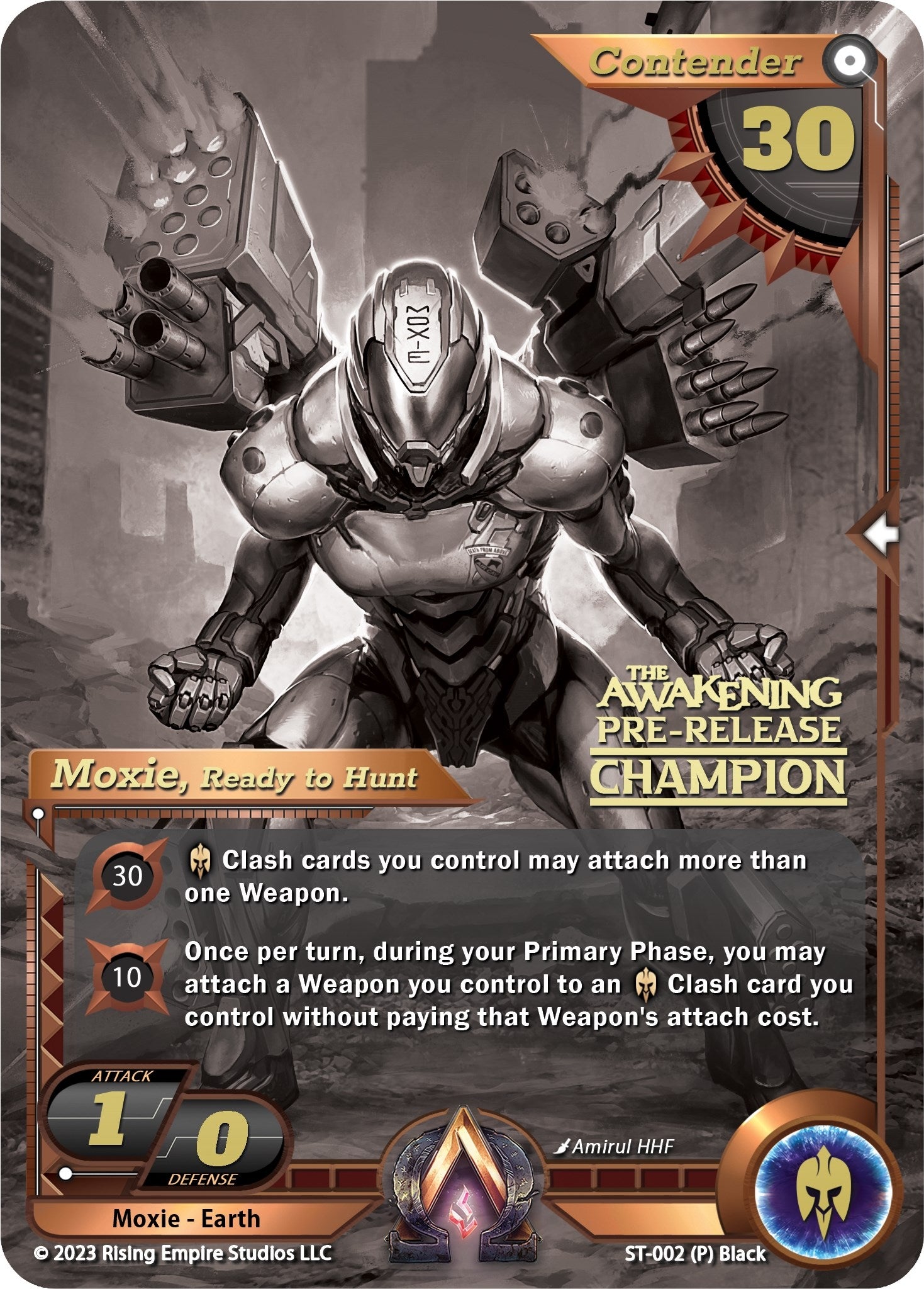 Image for Moxie, Ready to Hunt (Pre-Release Champion) (The Awakening) (ST-002) - Alpha Clash