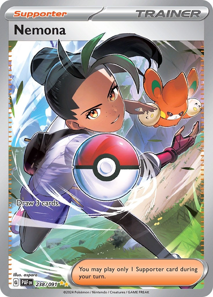 Image for Nemona (SV: Paldean Fates) (238/091) - Pokemon