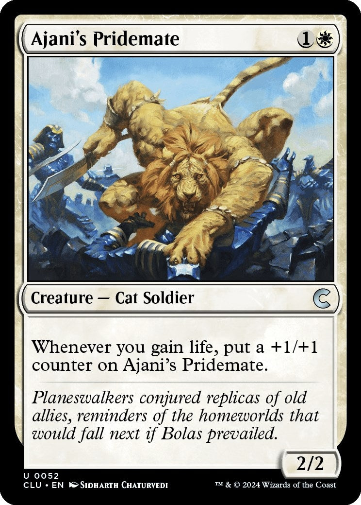 Image for Ajani's Pridemate (Ravnica: Clue Edition) (52) - Magic: The Gathering