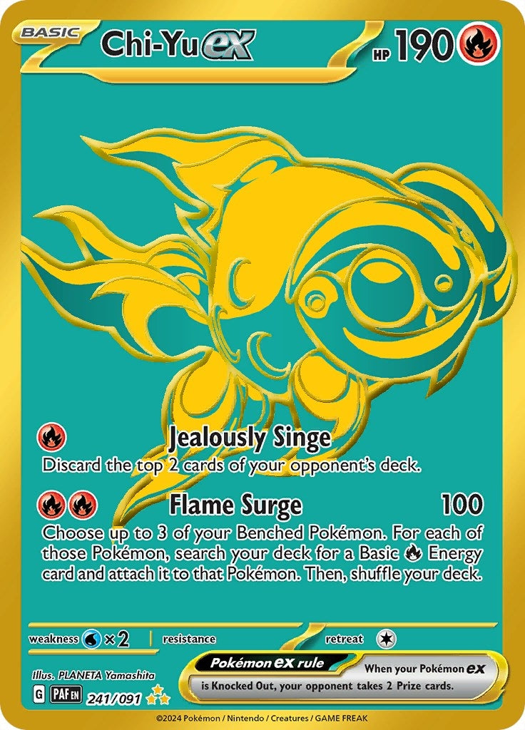 Image for Chi-Yu ex (SV: Paldean Fates) (241/091) - Pokemon
