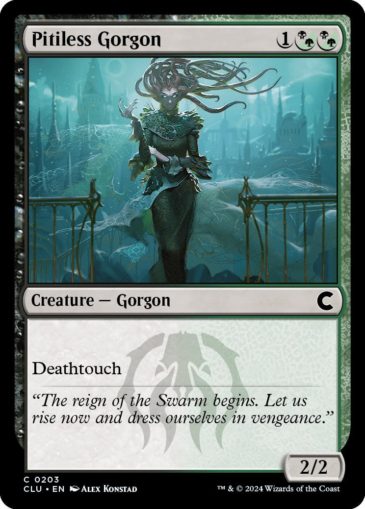 Image for Pitiless Gorgon (Ravnica: Clue Edition) (203) - Magic: The Gathering