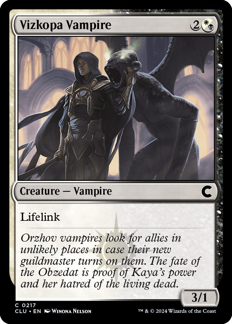 Image for Vizkopa Vampire (Ravnica: Clue Edition) (217) - Magic: The Gathering