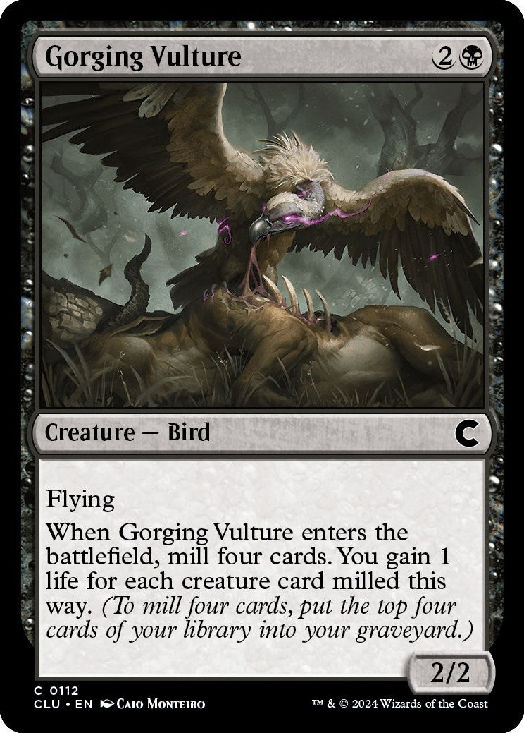 Image for Gorging Vulture (Ravnica: Clue Edition) (112) - Magic: The Gathering