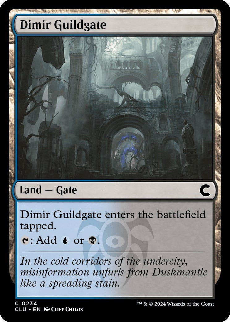 Image for Dimir Guildgate (Ravnica: Clue Edition) (234) - Magic: The Gathering