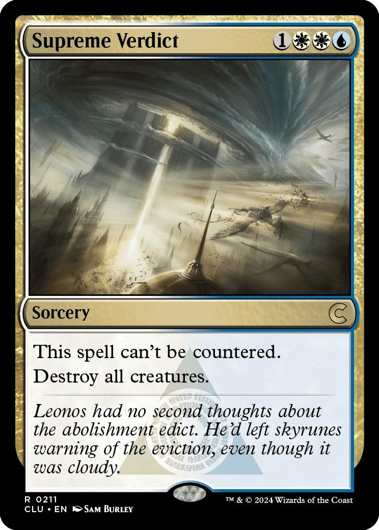 Image for Supreme Verdict (Ravnica: Clue Edition) (211) - Magic: The Gathering