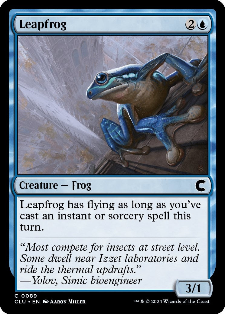 Image for Leapfrog (Ravnica: Clue Edition) (89) - Magic: The Gathering