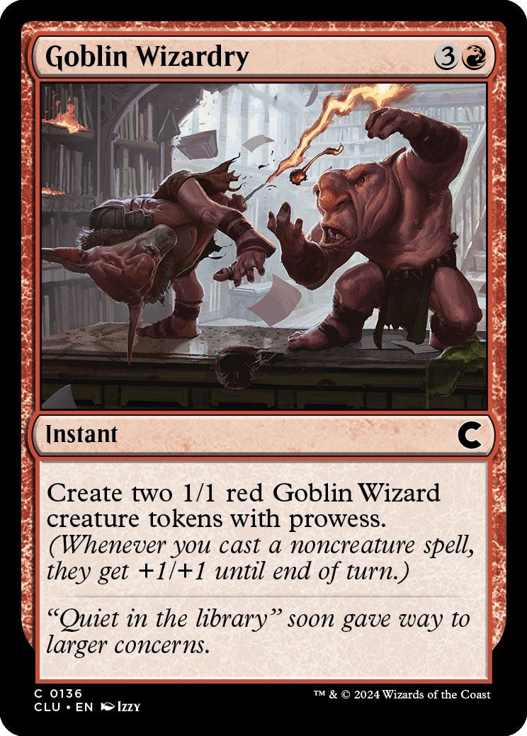 Image for Goblin Wizardry (Ravnica: Clue Edition) (136) - Magic: The Gathering