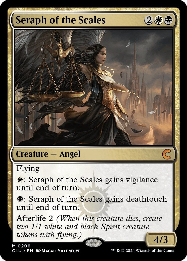 Image for Seraph of the Scales (Ravnica: Clue Edition) (208) - Magic: The Gathering