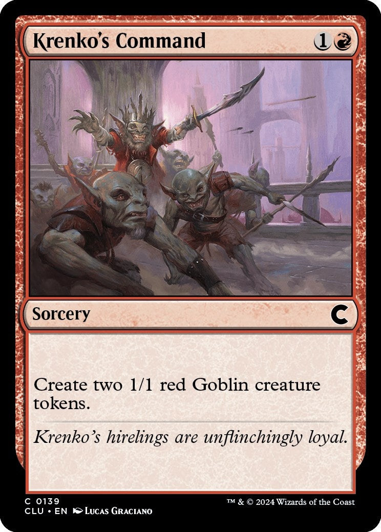 Image for Krenko's Command (Ravnica: Clue Edition) (139) - Magic: The Gathering