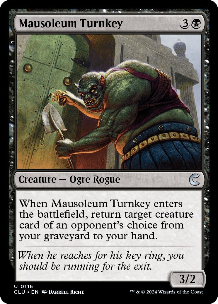 Image for Mausoleum Turnkey (Ravnica: Clue Edition) (116) - Magic: The Gathering