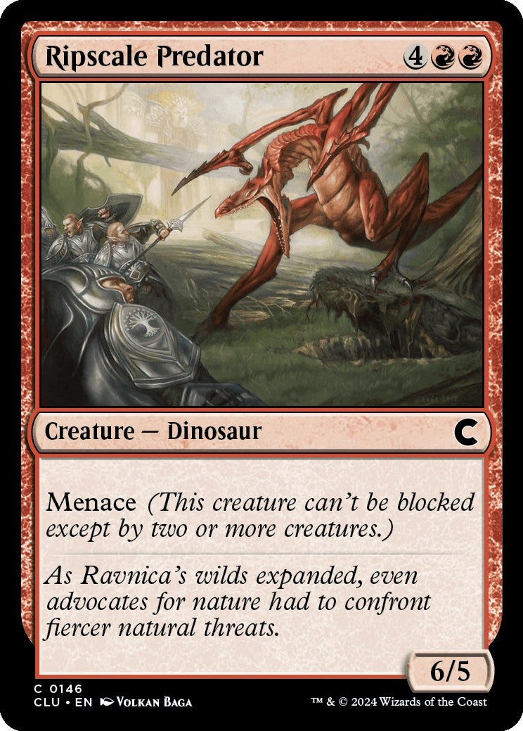 Image for Ripscale Predator (Ravnica: Clue Edition) (146) - Magic: The Gathering